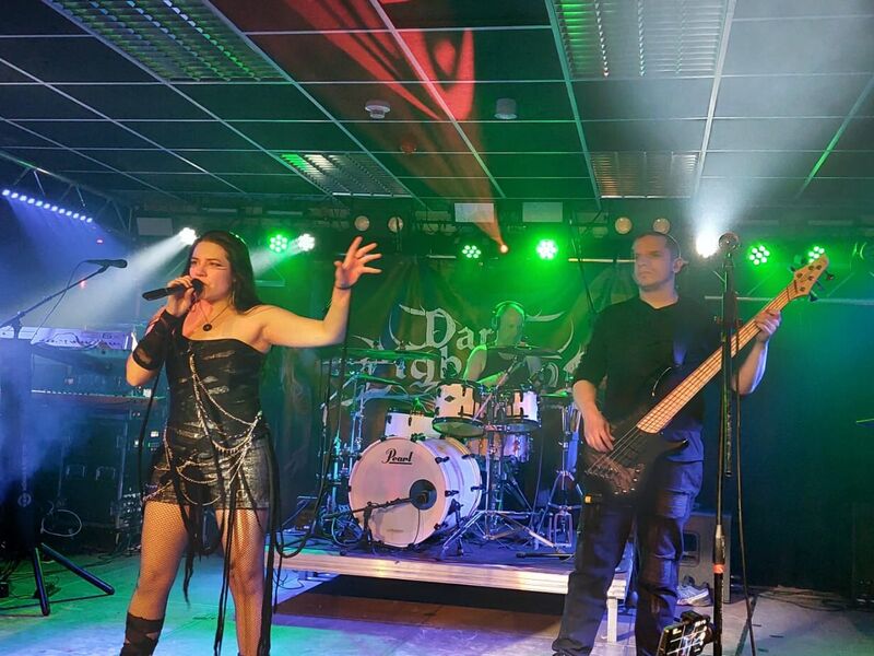 Dark Lightning live, the whole band on stage, 8th March 2026
