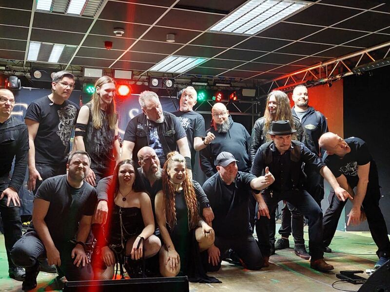 Dark Lightning live, the whole band on stage, 8th March 2026